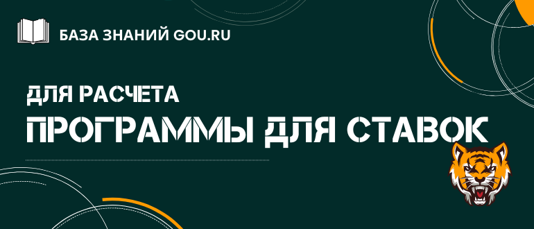 Программы для ставок на спорт для расчета и анализа